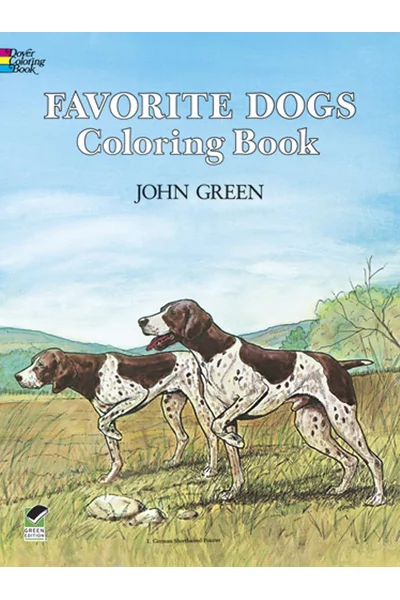Cover of Favorite Dogs Coloring Book
