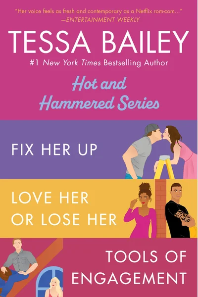 Tessa Bailey Book Set 1: The Complete Hot &amp; Hammered Spicy Rom-Com Trilogy Tool Box Set (Hot and Hammered)