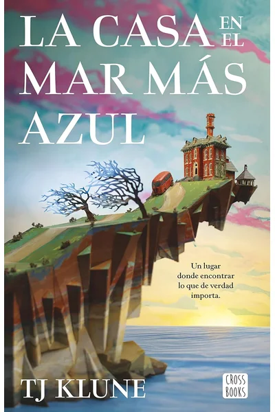 La casa en el mar más azul